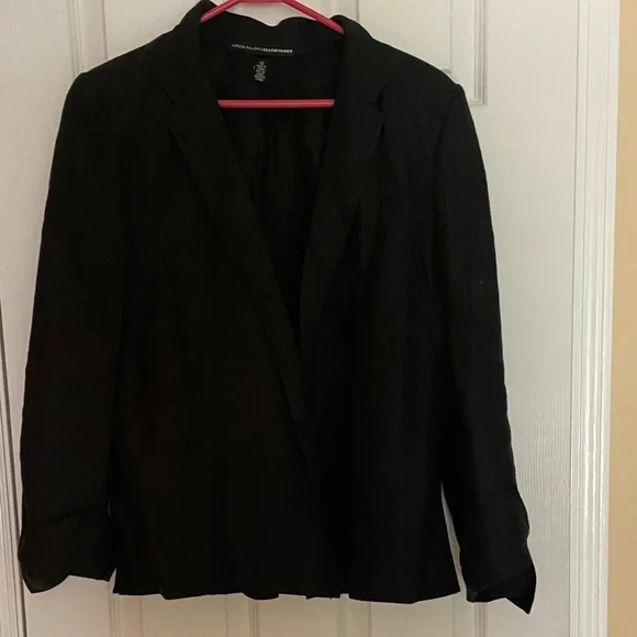 Vintage Linda Allard Ellen Tracy Classic Black Women's Blazer - Picture 1 of 11